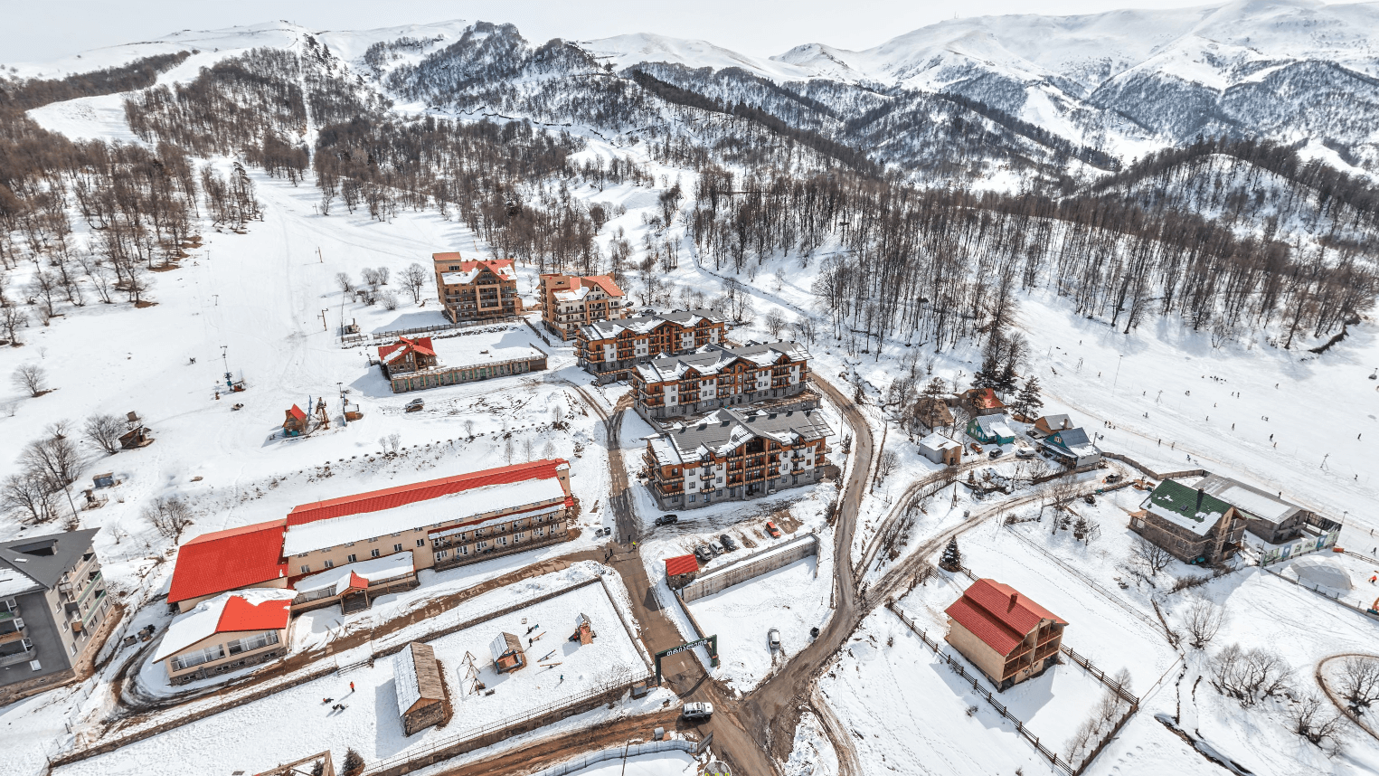 Trialeti Residence is located near the central skiing area in Bakuriani.