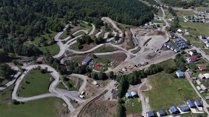  News - the ongoing grandiose project of ski resort Bakuriani 